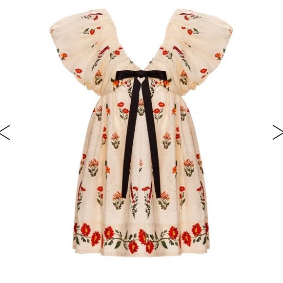 Agua Bendita Horizonte Oasis Cotton Mini Dress XL